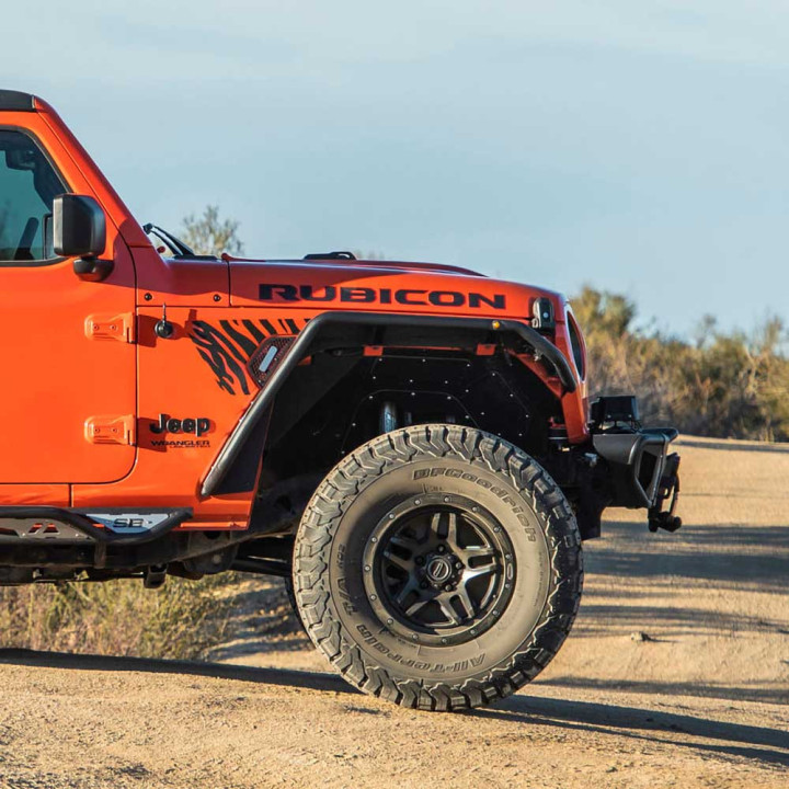Front Fender Flares, Smittybilt Apollo, Jeep Wrangler 2018 - Present - EDK.ro
