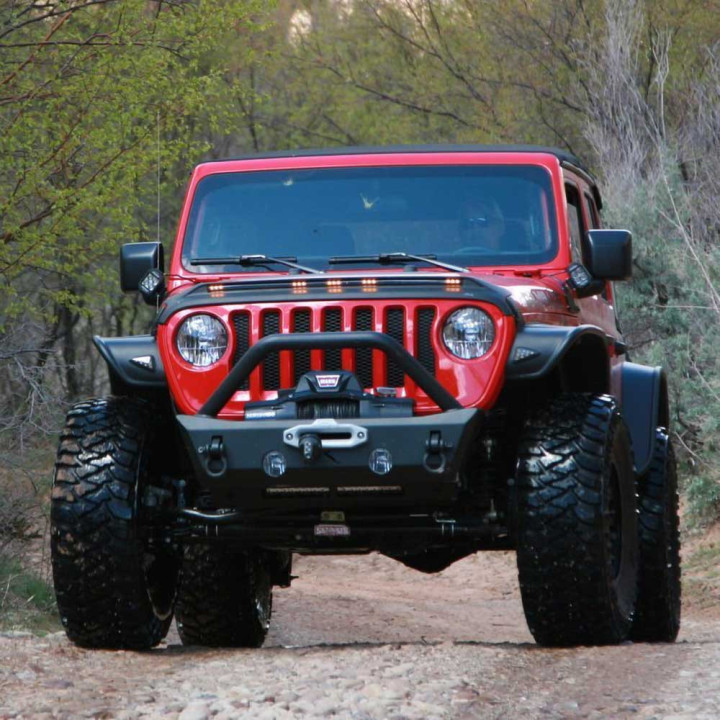 Extensii Aripi Față și Spate, Bushwacker Flat Style, Jeep Wrangler 2018 - Prezent - EDK.ro