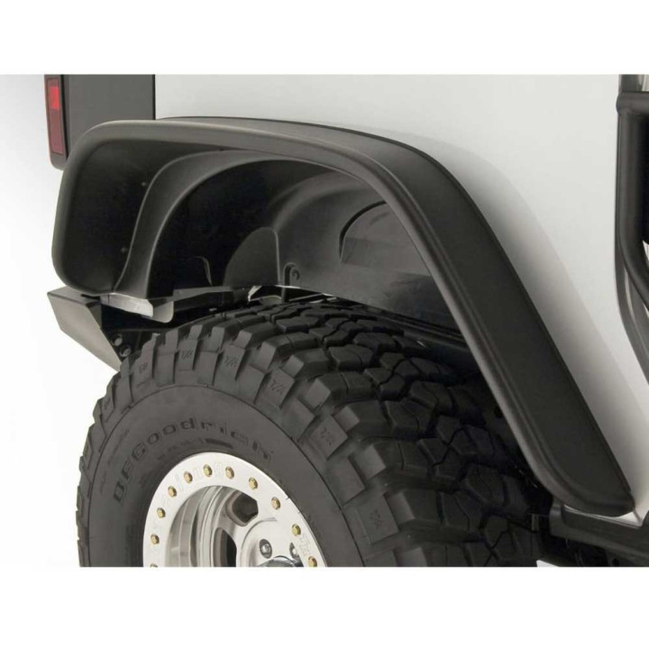 Extensii Aripi Față și Spate, Bushwacker Flat Style, Jeep Wrangler 2018 - Prezent - EDK.ro