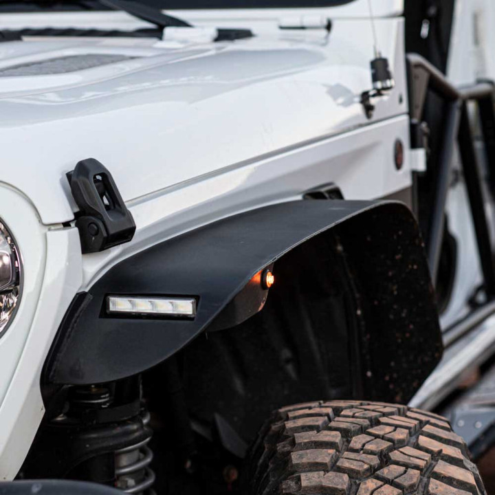 Fender Flares Kit, Smittybilt XRC, Jeep Wrangler 2018 - Present - EDK.ro