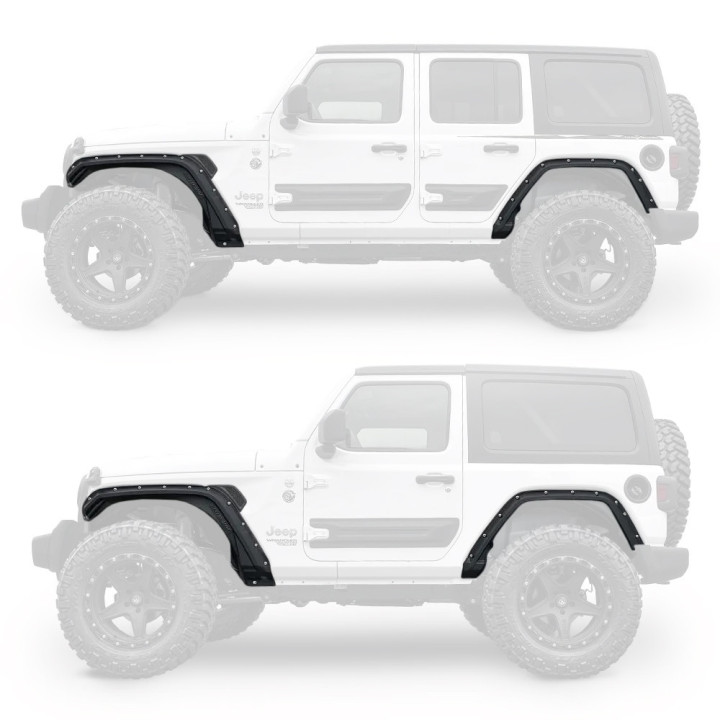 Set Căptușeli Interioare Aripioare, Air Design, Jeep Wrangler 2018 - Prezent - EDK.ro