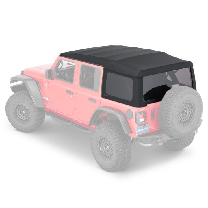 Acoperiș Moale MasterTwill, MasterTop, Jeep Wrangler 2018 - Prezent - EDK.ro