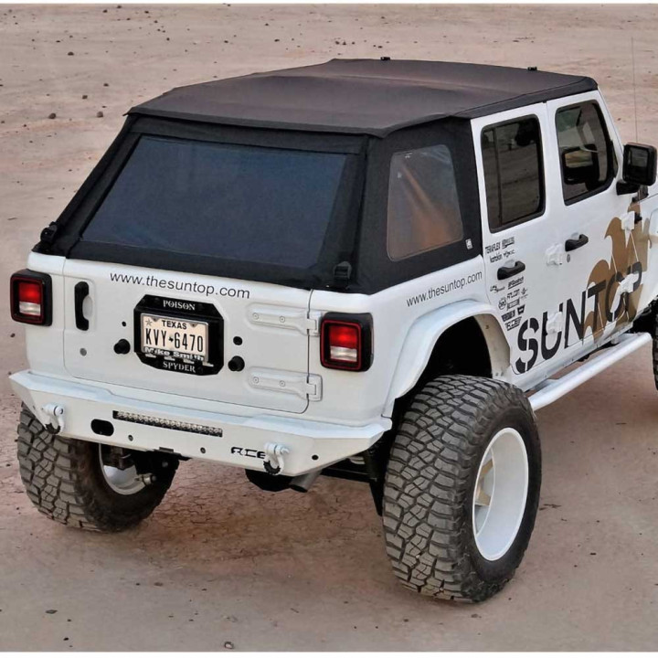 Acoperiș Soft Complet Fastback, Suntop, Jeep Wrangler 2018 - Prezent - EDK.ro
