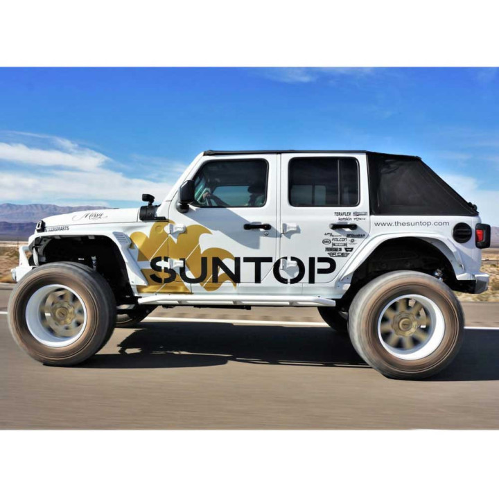 Complete Soft Top Fastback, Suntop, Jeep Wrangler 2018 - Present - EDK.ro