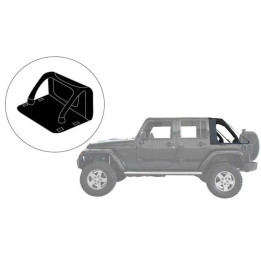 Rear Cargo Window Cover, Suntop, Jeep Wrangler 2018 - Present - EDK.ro
