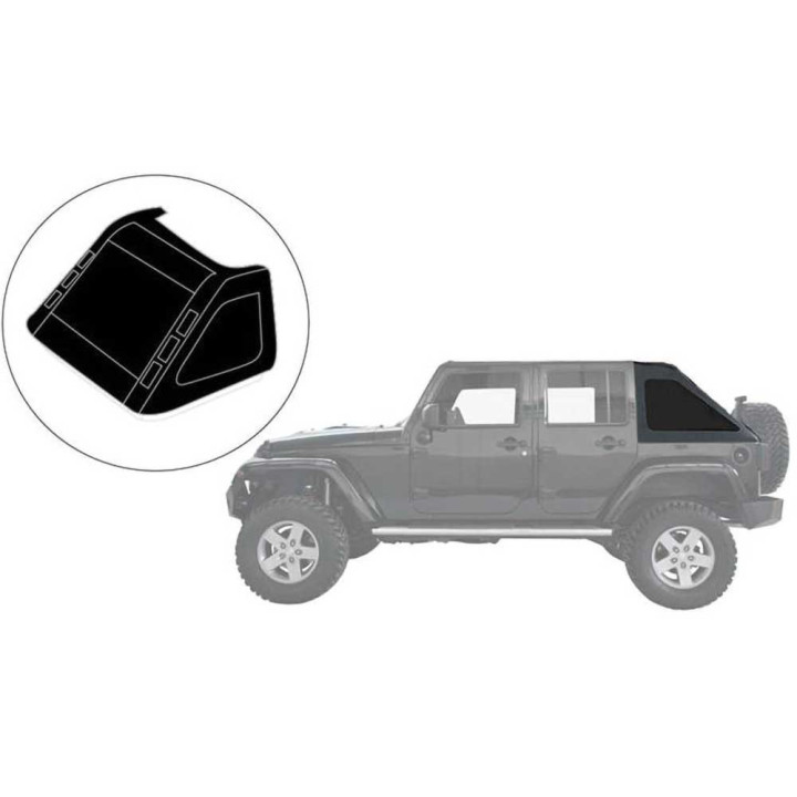Capac Geam Spate Fastback, Suntop, Jeep Wrangler 2018 - Prezent - EDK.ro