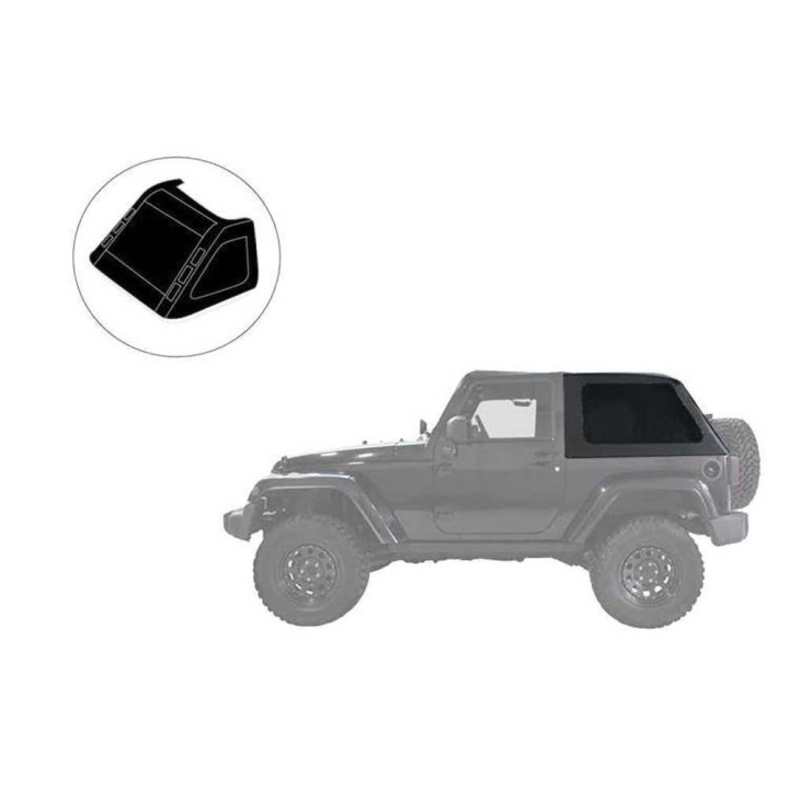 Fastback Window Cover, Suntop, Jeep Wrangler 2018 - Present - EDK.ro