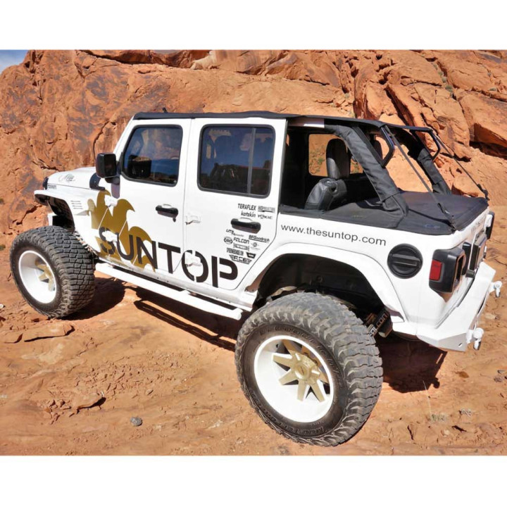 Complete Soft Top Cargo, Suntop, Jeep Wrangler 2018 - Present - EDK.ro