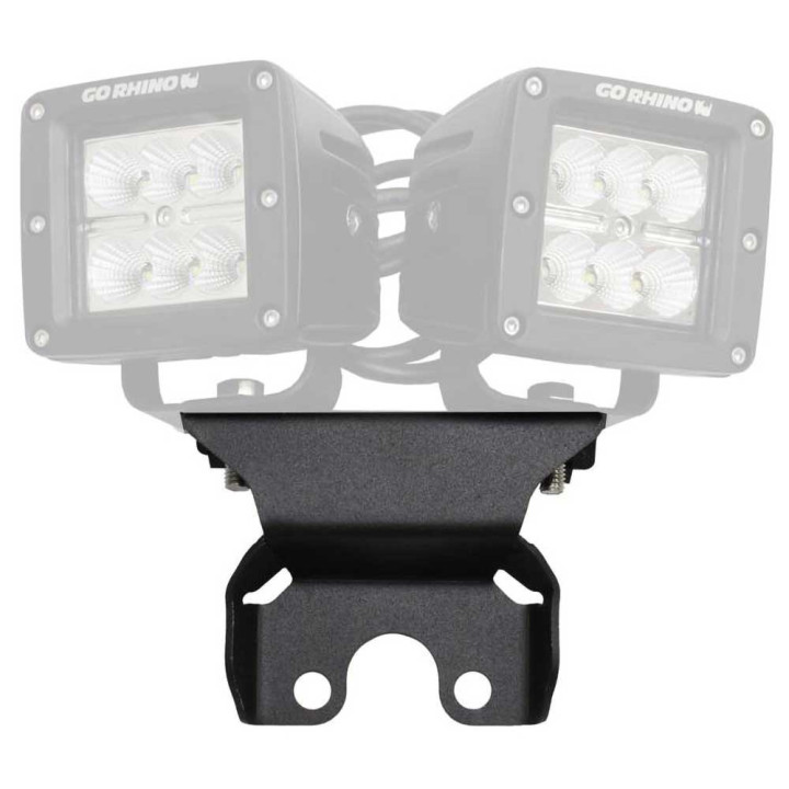 EC Approved LED Projector Integration Kit for Tailgate, Go Rhino Rear center hood light mounts for two 3x3" LED Cube lights, Jee
