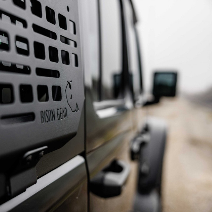 Right External MOLLE Panel, Bison Gear, Jeep Wrangler 2018 - Present - EDK.ro