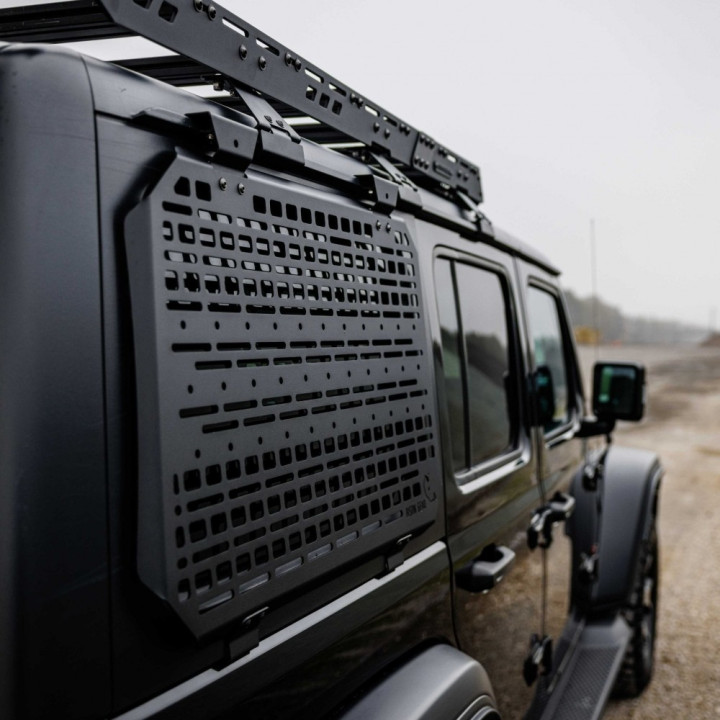 Right External MOLLE Panel, Bison Gear, Jeep Wrangler 2018 - Present - EDK.ro