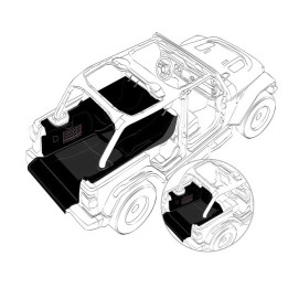 Căptușeală Spate pentru Portbagaj, Smittybilt G.E.A.R, Jeep Wrangler 2018 - Prezent - EDK.ro