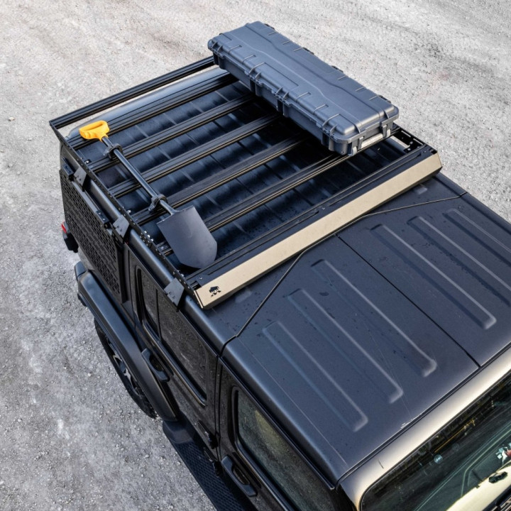 3/4 Roof Rack, Bison Gear, Jeep Wrangler 2018 - Present - EDK.ro