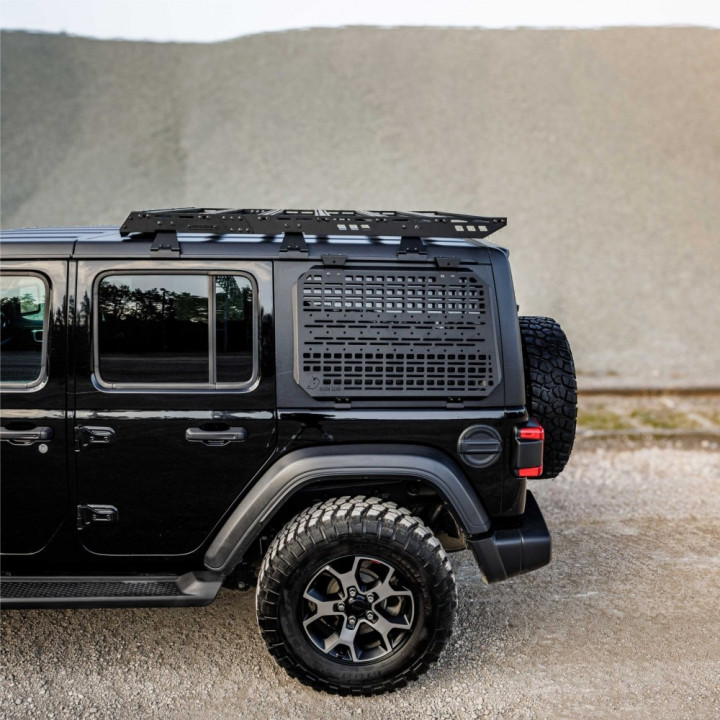 3/4 Roof Rack, Bison Gear, Jeep Wrangler 2018 - Present - EDK.ro