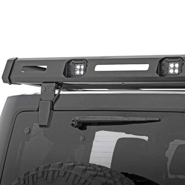 Sistem de Portbagaj pentru Hard Top cu Lumini LED, Rough Country, Jeep Wrangler 2018 - Prezent - EDK.ro
