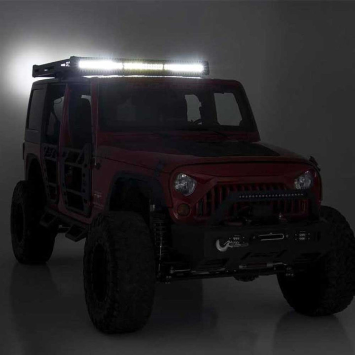 Sistem de Portbagaj pentru Hard Top cu Lumini LED, Rough Country, Jeep Wrangler 2018 - Prezent - EDK.ro