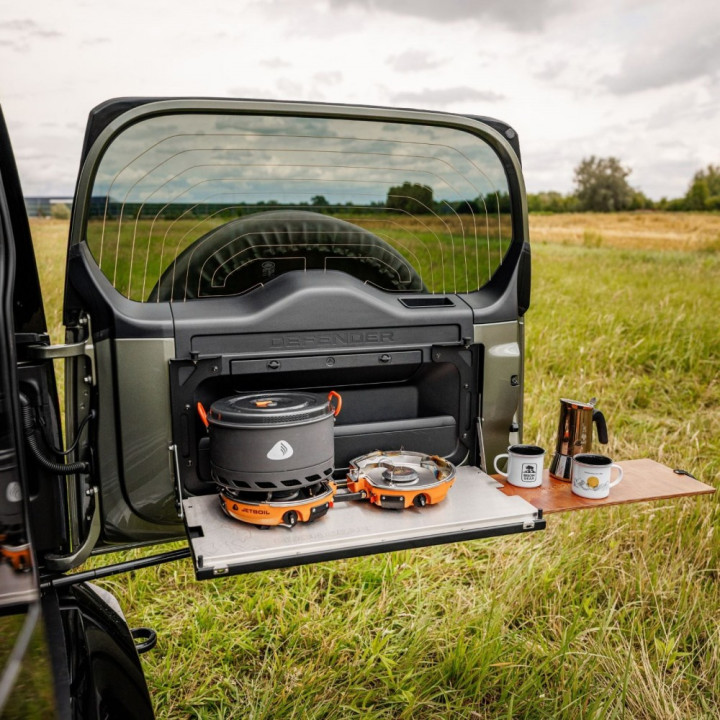 Drop-down Tailgate Table, Bison Gear, Land Rover Defender 2019 - Present - EDK.ro