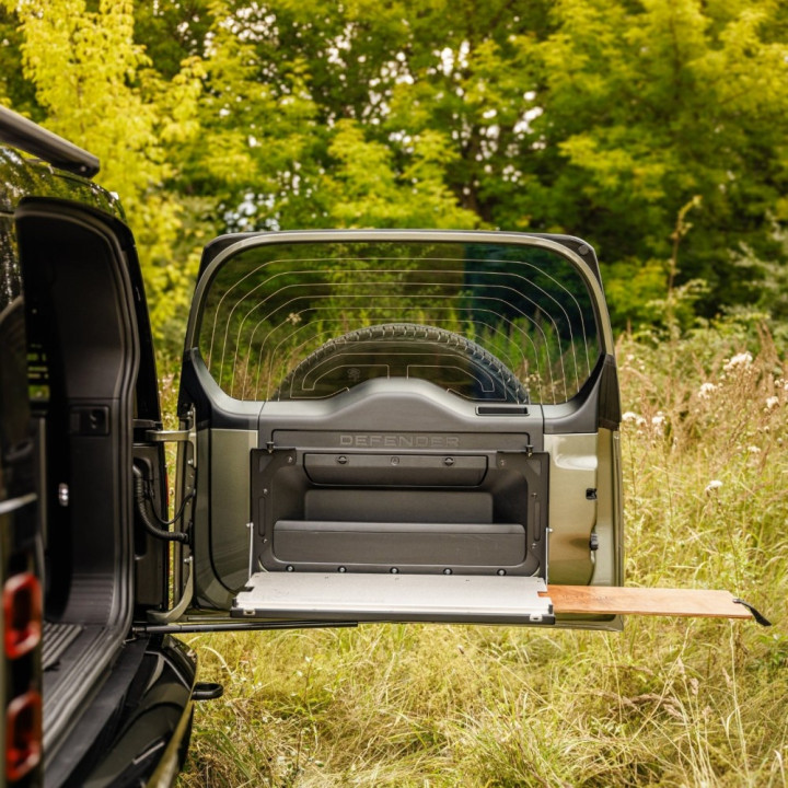 Masă Rabatabilă pentru Hayon, Bison Gear, Land Rover Defender 2019 - Prezent - EDK.ro