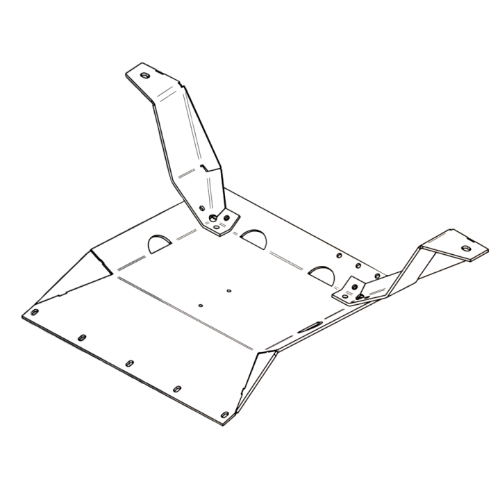 Aluminium Transfer Box Skid Plate, MAER, Mercedes-Benz Sprinter 2006 - 2019 - EDK.ro