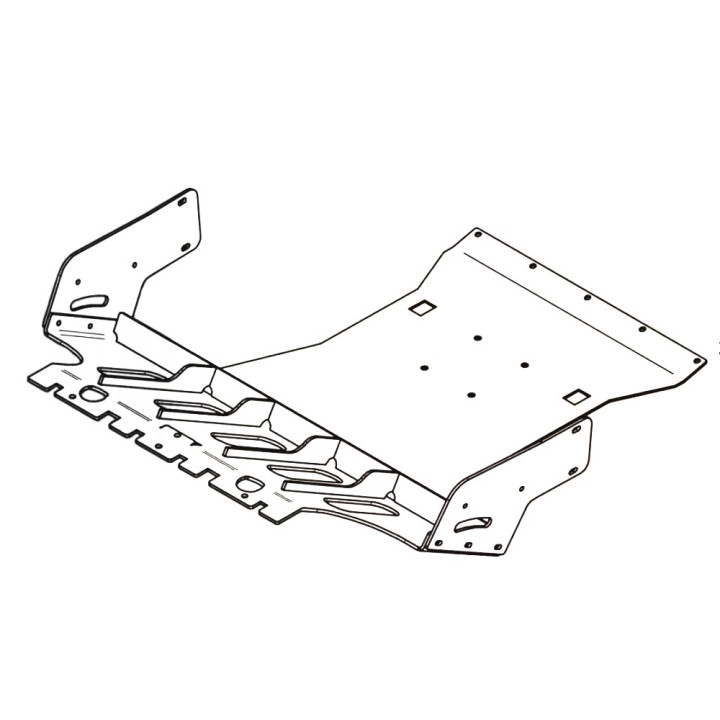 Placă de Protecție Față din Aluminiu Rezistentă, MAER, Mercedes-Benz Sprinter 2006 - 2019 - EDK.ro