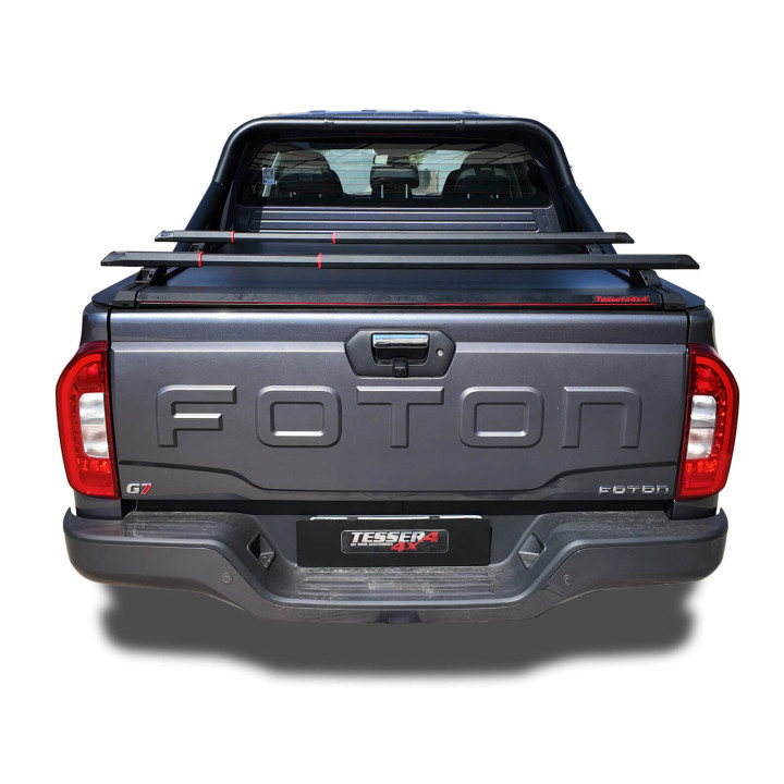 Electronically Assisted Roll Top Tonneau Bed Cover, Tessera 4x4 Roll+, Foton Tunland G7 2019 - Present - EDK.ro