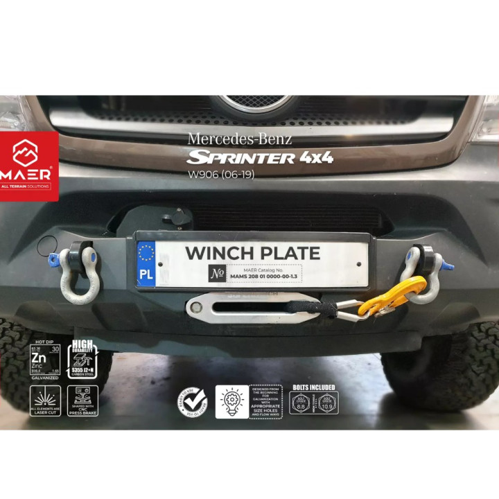 Placă de Troliu Ascunsă, MAER, Mercedes-Benz Sprinter / Volkswagen Crafter 2006 - 2019 - EDK.ro