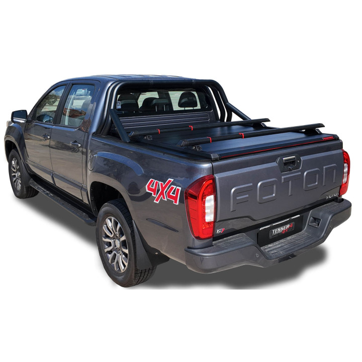 Electronically Assisted Roll Top Tonneau Bed Cover, Tessera 4x4 Roll+, Foton Tunland G7 2019 - Present - EDK.ro