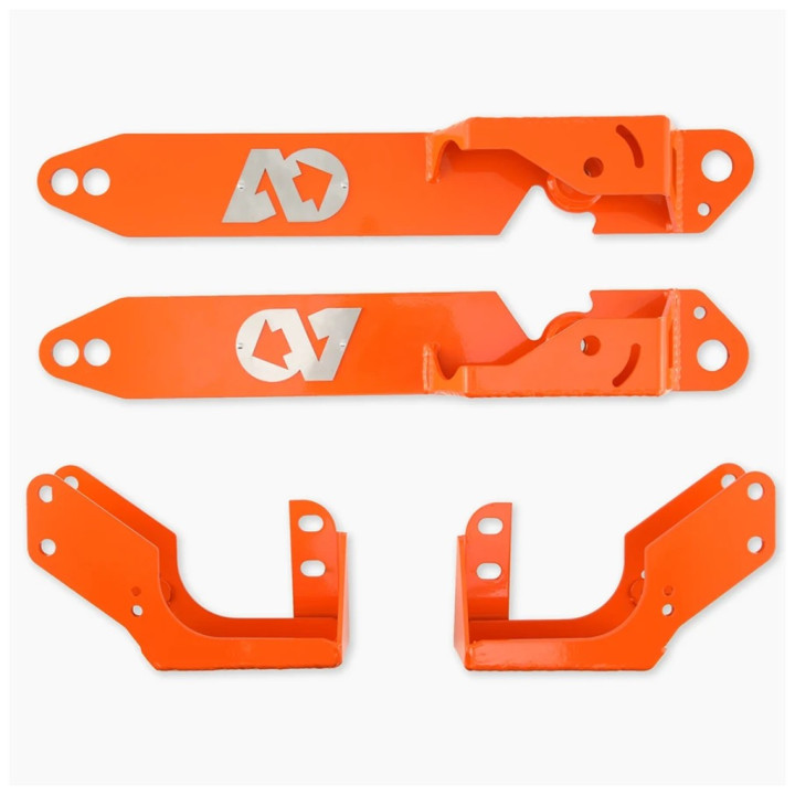 Double Shear Bracket for Rear Shocks Orange V2, Agile Offroad, Mercedes-Benz Sprinter 2006 - Present - EDK.ro