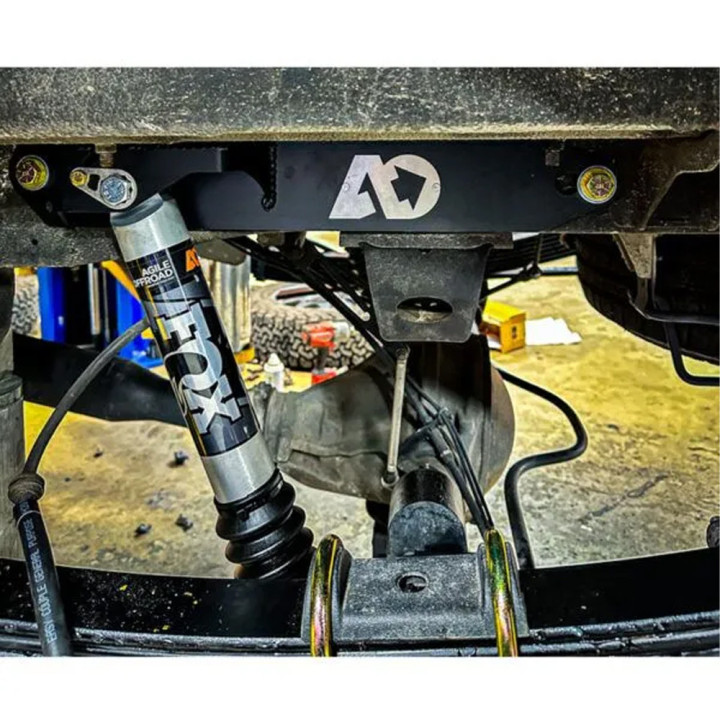 Suporturi Duble de Forfecare pentru Amortizoare Spate Negre V2, Agile Offroad, Mercedes-Benz Sprinter 2006 - Prezent - EDK.ro
