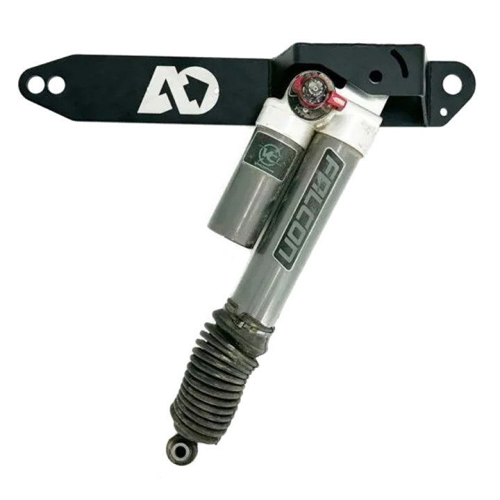 Double Shear Brackets for Rear Shocks Black V2, Agile Offroad, Mercedes-Benz Sprinter 2006 - Present - EDK.ro