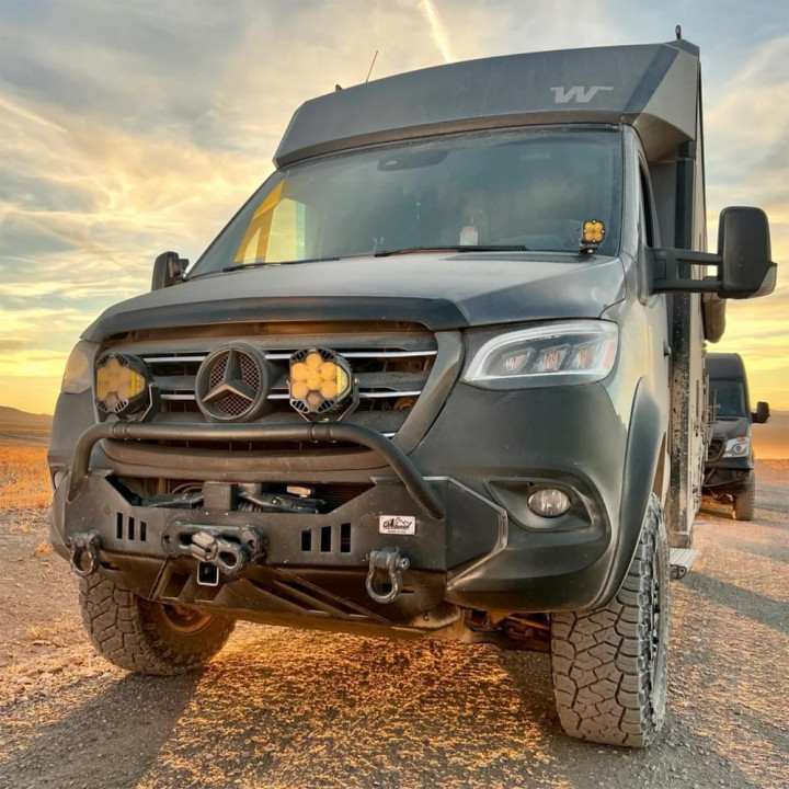 Eleron / Scut Protector Capotă, Agile Offroad Aero, Mercedes-Benz Sprinter 2018 - Prezent - EDK.ro