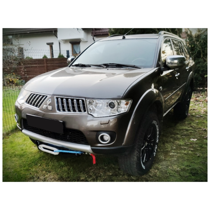 Placă de Montare Ascunsă pentru Troliu, MorE 4x4, Mitsubishi L200 2006 - 2015, Mitsubishi Pajero 2008 - 2016 - EDK.ro