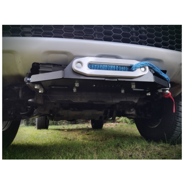 Placă de Montare Ascunsă pentru Troliu, MorE 4x4, Mitsubishi L200 2006 - 2015, Mitsubishi Pajero 2008 - 2016 - EDK.ro