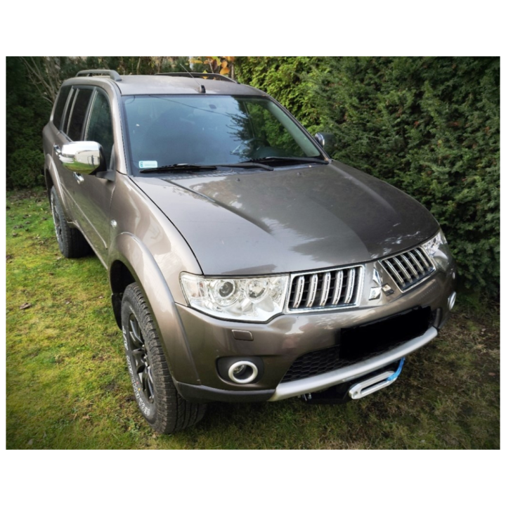 Placă de Montare Ascunsă pentru Troliu, MorE 4x4, Mitsubishi L200 2006 - 2015, Mitsubishi Pajero 2008 - 2016 - EDK.ro