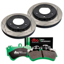 Front Brake Kit, DBA T2 Street Performance, Mitsubishi L200 2006 - 2019 - EDK.ro