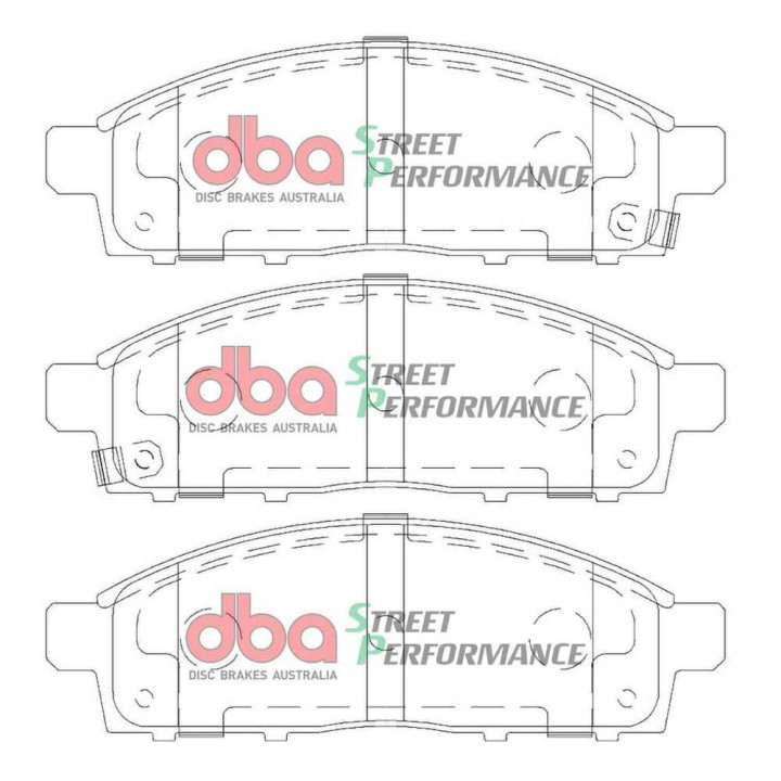 Front Brake Kit, DBA T2 Street Performance, Mitsubishi L200 2006 - 2019 - EDK.ro