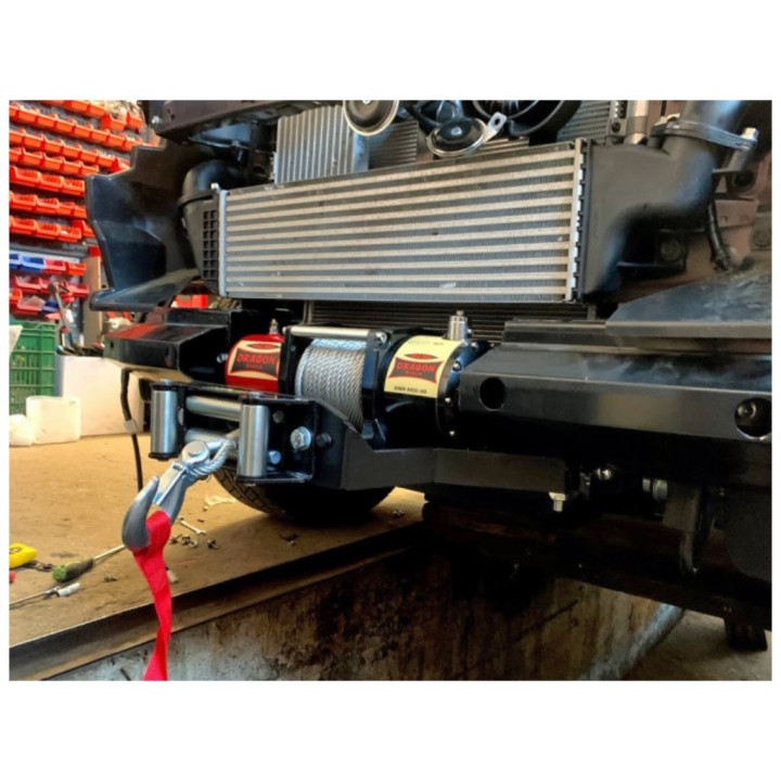 Placă de Montare Ascunsă pentru Troliu, MorE 4x4, Mitsubishi L200 2015 - 2019 - EDK.ro
