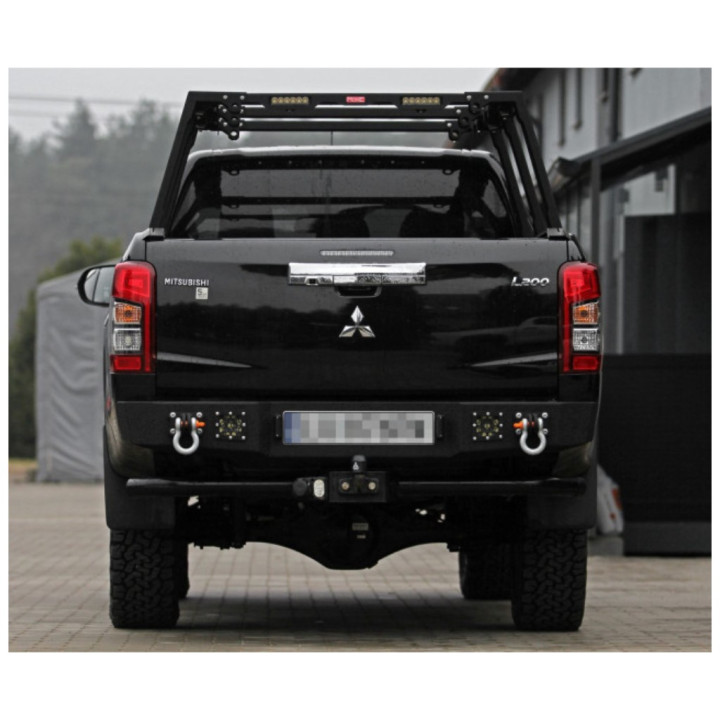 Rear Protection Bar, MorE 4x4, Mitsubishi L200 2019 - 2023 - EDK.ro