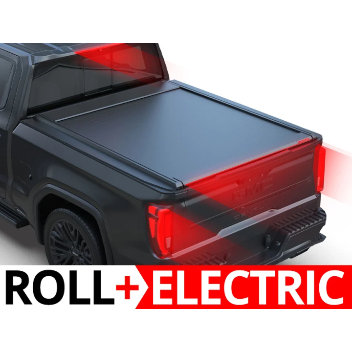 Electronically Assisted Roll Top Tonneau Bed Cover, Tessera 4x4 Roll+, GMC Sierra 1500 Bed Length 5.8 Feet 2014 - 2018 - EDK.ro