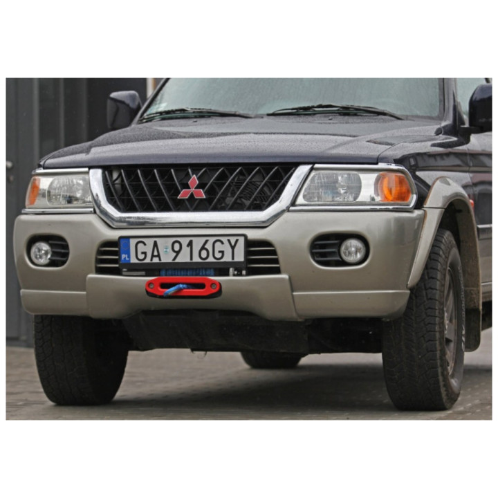 Placă de Montare Ascunsă pentru Troliu, MorE 4x4, Mitsubishi Pajero 1996 - 2008 - EDK.ro