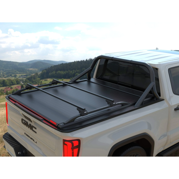 Electronically Assisted Roll Top Tonneau Bed Cover, Tessera 4x4 Roll+, GMC Sierra 1500 Bed Length 5.8 Feet 2014 - 2018 - EDK.ro