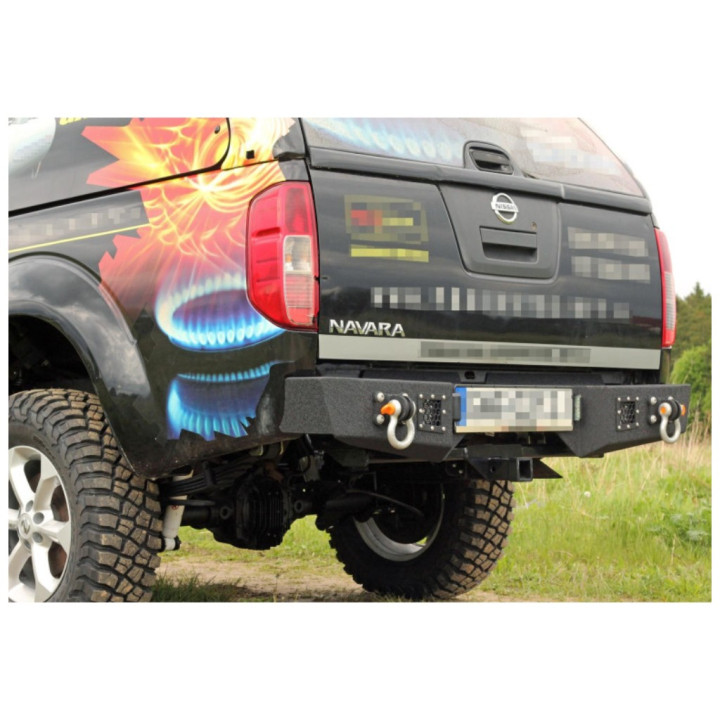 Rear Protection Bar, MorE 4x4, Nissan Navara 2005 - 2015 - EDK.ro