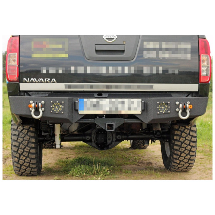 Rear Protection Bar, MorE 4x4, Nissan Navara 2005 - 2015 - EDK.ro