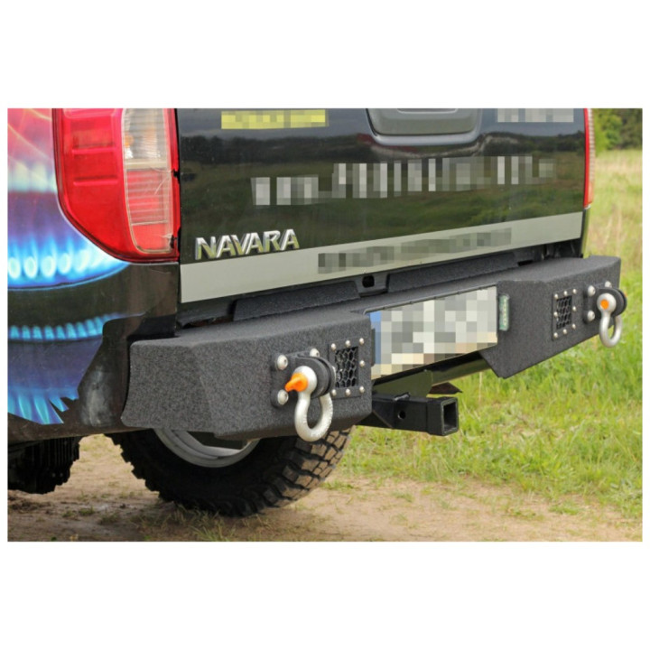 Rear Protection Bar, MorE 4x4, Nissan Navara 2005 - 2015 - EDK.ro