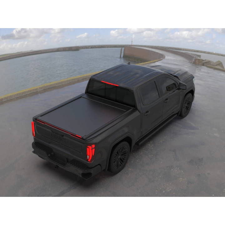 Electronically Assisted Roll Top Tonneau Bed Cover, Tessera 4x4 Roll+, GMC Sierra 1500 Bed Length 5.8 Feet 2014 - 2018 - EDK.ro