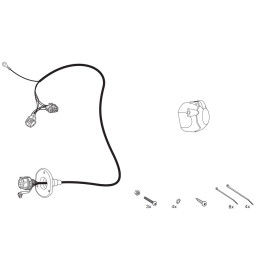 Hitch Receiver Wiring Harness 7 PIN, Hak-System, Nissan Navara 2005 - 2015 - EDK.ro