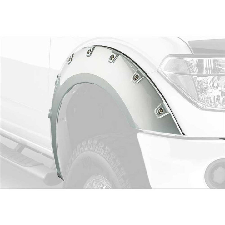 Fender Flares, Bushwacker Boss Pocket Style long bed, Nissan Navara 2005 - 2015 - EDK.ro