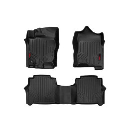 Front and Rear Floor Mats, Rough Country, Nissan Navara 2005 - 2022 - EDK.ro