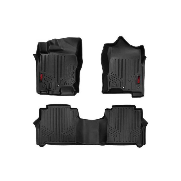 Front and Rear Floor Mats, Rough Country, Nissan Navara 2005 - 2022 - EDK.ro