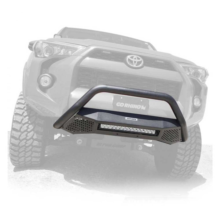 Off-Road Bullbar, Go Rhino RC4 with LED Lights, Nissan Navara 2015 - 2022 - EDK.ro